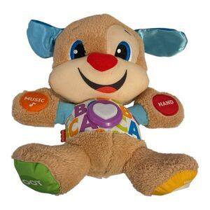 Fisher-Price Plush Baby Toy with Lights Music and Smart Stages Learning Content